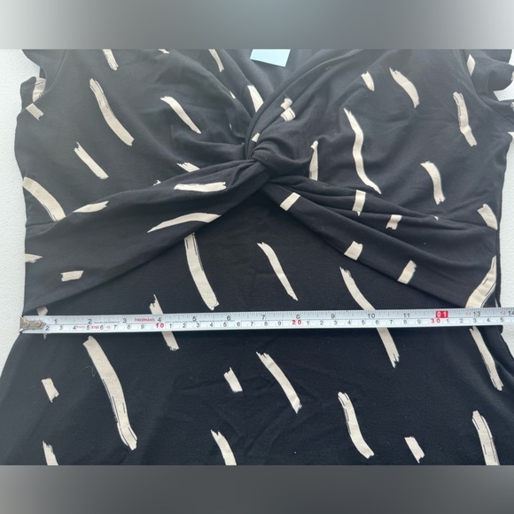 NWT Loft Short Sleeve Pattern Dress Petite Small - Picture 5 of 5